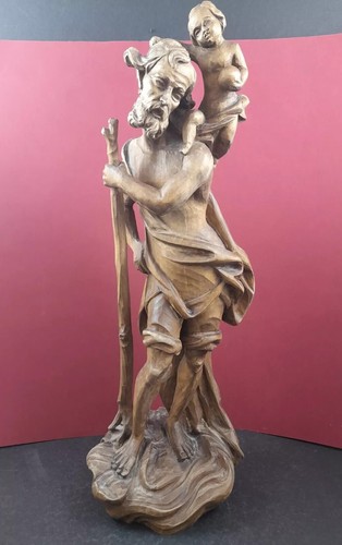 Geschnitzte lindenholz figur - geschnitzte,