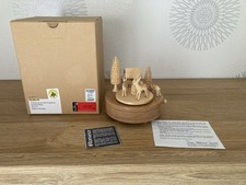 Erzgebirge Spieldose Rehe Natur Anton Uhlmann Dregeno Seiffen Neu.