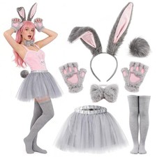 Hasen Kostüm 6teilig