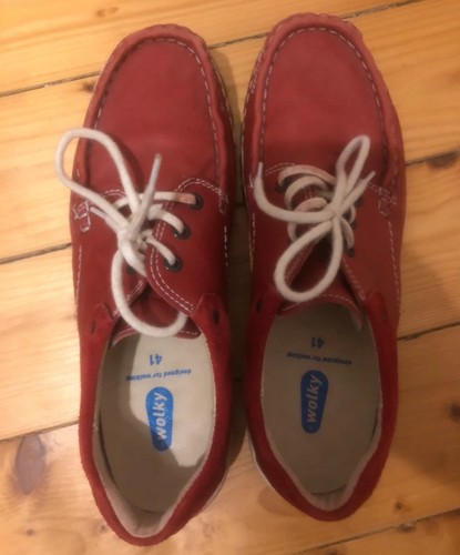 Wolky rot halbschuhe damen - halbschuhe,