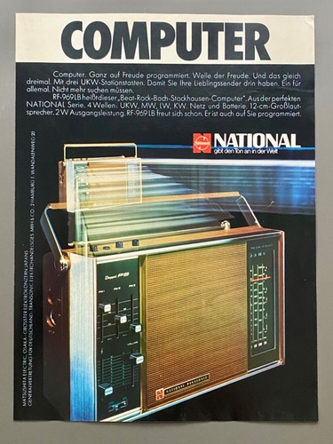 National panasonic radio - national,