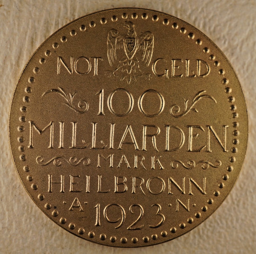 Notgeld heilbronn 100 - notgeld,