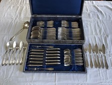 Silber / Besteck / ABS Wellner, Modell 398 „Mozart“ , 90 - 100 Silberauflage