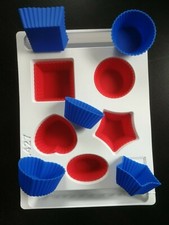 Mini Muffin, Silikon Backformen, Cup Cake, 10 Stück, Kinderbackformen, NEU TIP