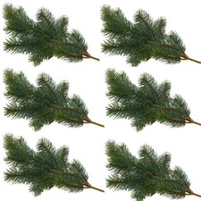 6 x Künstliche Tannenzweige L