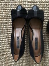 Zara Pumps - Cruise Collection - 38 schwarz spitz mit Schleife