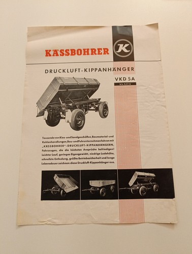 Original prospekt kässbohrer - prospekt,