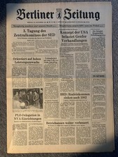 DDR Berliner Zeitung , Geburtstag ,Hochzeit , Geschichte 20.11. 1981 !
