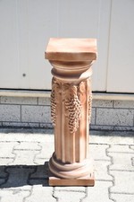 Stuck Säule, Blumenständer mit Weinranken