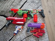4 stückNerf  Konvolut, mega Magnus, Vortex,elite ex-3, fortnite gun und munition