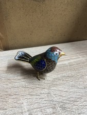 Zen Man China, Cloisonne, Deko, Vogel