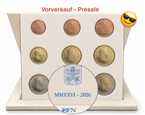 Kursmünzensatz vatikan - kursmünzensatz,