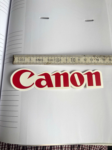 Canon werbeaufkleber sticker - canon,