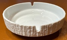 Aschenbecher Ascher weiß Thomas Arcta Porzellan weiß 11 cm breit 3,3 cm hoch