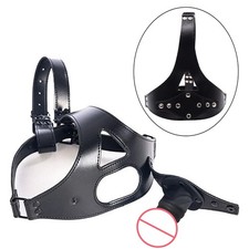 Ball-Mund-Knebel Maske Knechtschaft Geschirr Zurückhaltung Fetisch Tool 