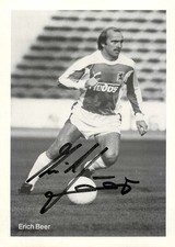 Erich Beer - vintage - original Autogramm -  - Autogrammkarte