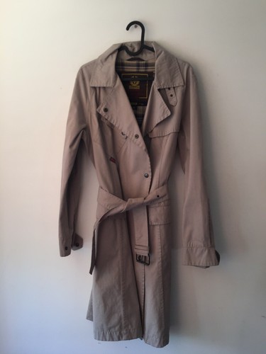 Belstaff baumwoll trenchcoat - belstaff,