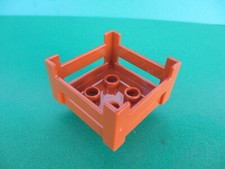 Lego Duplo Obst Kiste Box Palette Supermarkt Wochenmarkt hellbraun 6446(231023Y)