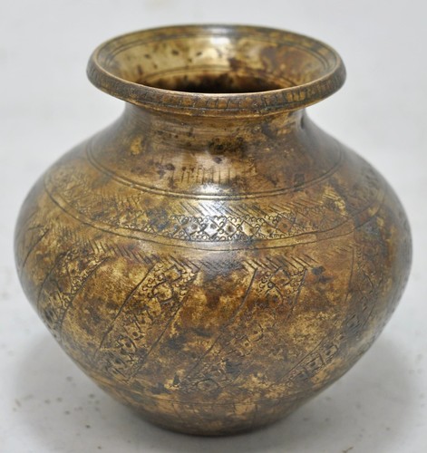Antik messing rund - antik,