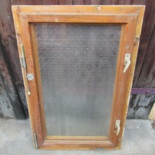 altes FENSTER DDR 2fach doppelt verglast Holz 99 x 46 cm
