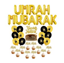 Umrah mubarak dekorationsset - umrah,