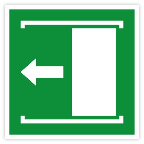Aufkleber rettungszeichen - aufkleber,