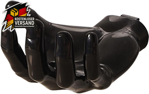 Wandhaken handgeformt schwarz