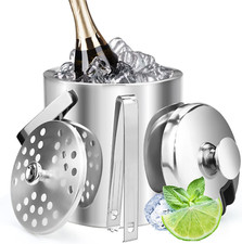 Eiskübel, Edelstahl Eiseimer