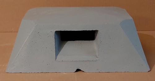 Schornsteinabdeckung aus beton - aus,