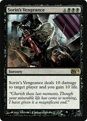 Sorin vengeance magic 2012 - vengeance,