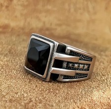 Vintage Stil Herren Edelstahl