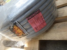 Knosch Leerrohr PE/PP Wellrohr Kabelschutzrohr 100m KS YSF GS 20mm grau