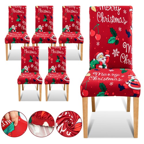 Stuhlhussen weihnachten 12x - stuhlhussen,