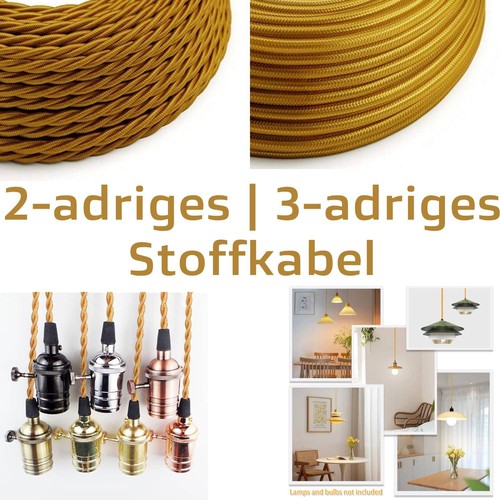 3 adrig textilkabel - -,