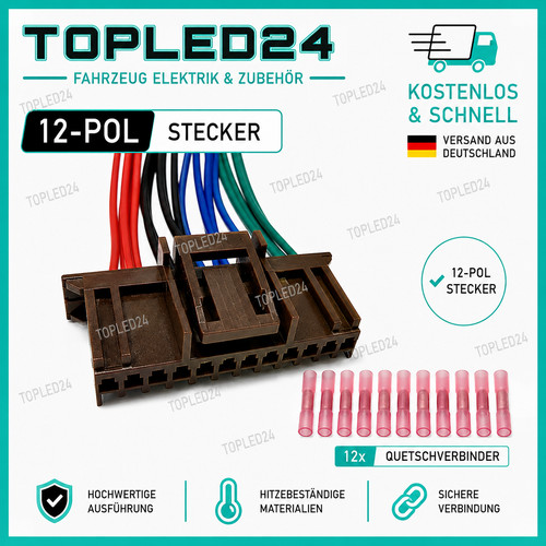 12pin stecker renault megane - stecker,