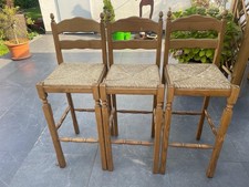 Barhocker 3er Set Holz, Retro