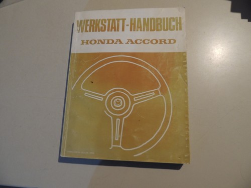 Werkstatthandbuch honda accord - honda,