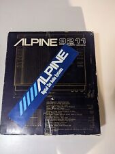 Alpine 3211 Dual Twin Subwoofer-amplifier car hifi rare sub-crossover