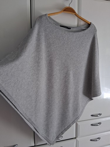 Feinstrick poncho überwurf - poncho, in