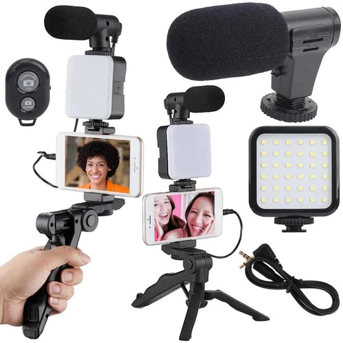 Vlogging kit stativ - vlogging, mikrofon