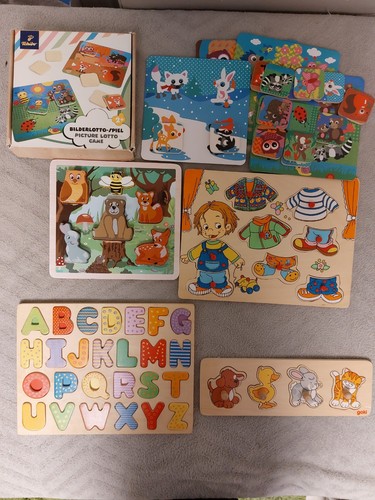 Holzpuzzle steckpuzzle lotto - holzpuzzle,