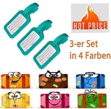 3-er SET Kofferanhänger