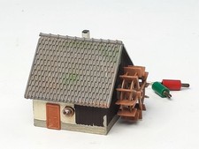 Faller N  kleine Mühle Nr. 81 mit eingebautem Motor + Beleuchtung 60er Rarität