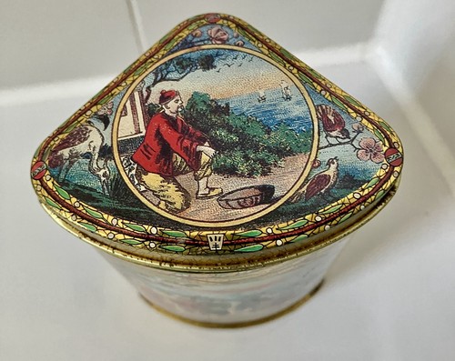 Blechdose kreis vintage - ¼,