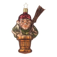 Christbaumkugel Figur "Baba Jaga" Christbaumschmuck Glas Weihnachten