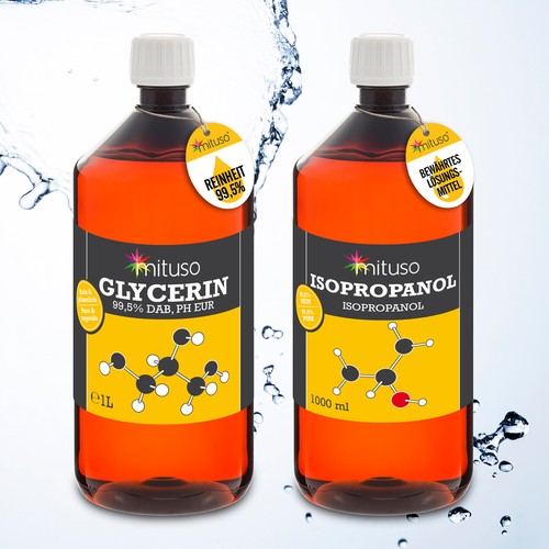 Isopropanol glycerin à - isopropanol, +