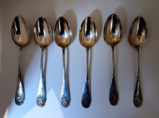 Ein 6er Set antike WMF Efeu