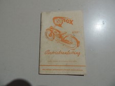 Betriebsanleitung nsu fox - nsu,