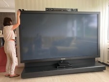 Monitor Panasonic 103 Zoll TH-103PF12E + Sockel f. Plasmadisplay TY-ST103PF9