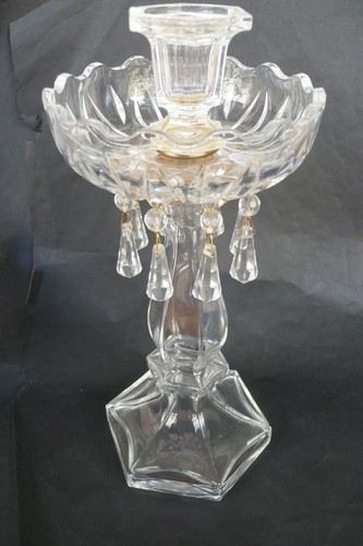 Kerzenhalter,Vintage,Glas,mit